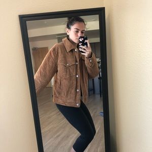 Brown corduroy jacket
